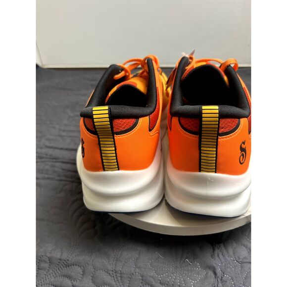 Skechers X Snoop Dogg: UNISEX GO RUN Swirl Tech - Dizzie Orange Red SZ 13: NWT - Picture 4 of 15